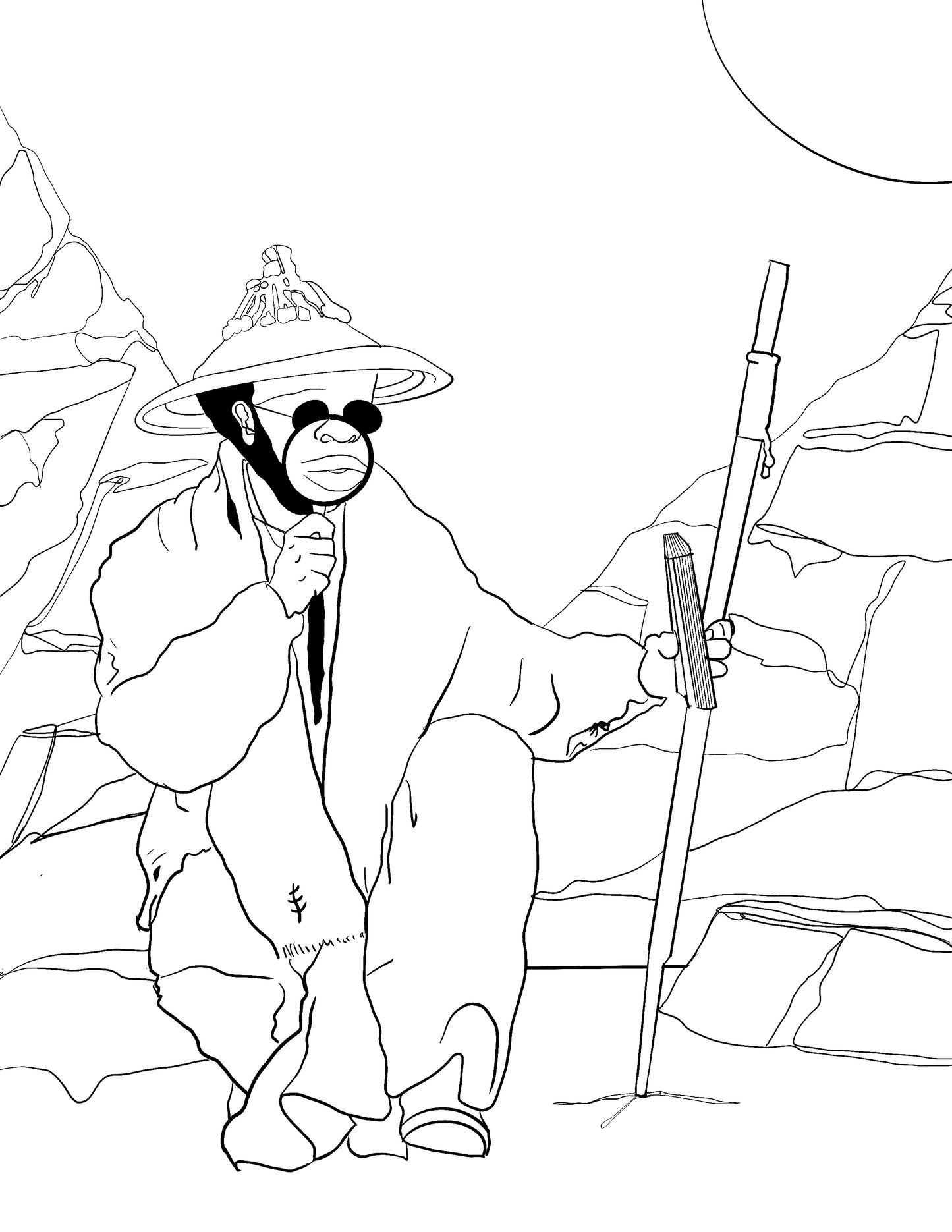 The Landing Coloring book